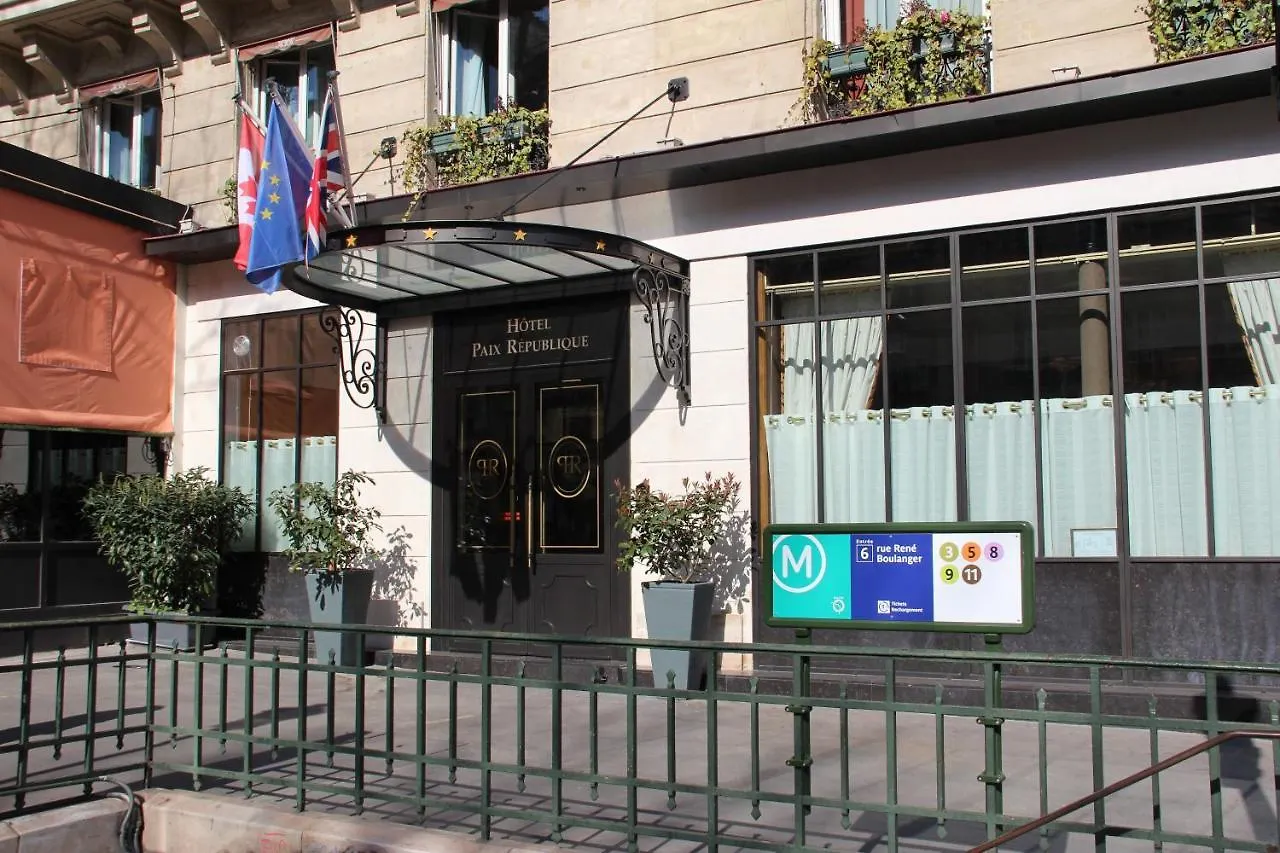 Paix Republique Hotel Paříž